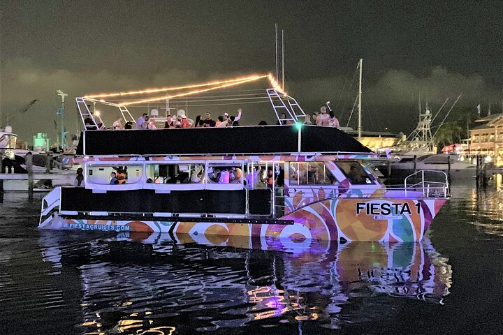 Miami City at Night: Evening Fiesta Party Cruise  - Photo 1 of 6
